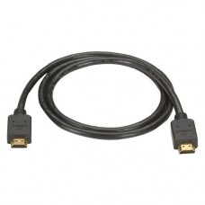 Black Box HDMI to HDMI Cable, M/M, PVC, 3-m (9.8-ft.) - 9.80 ft HDMI A/V Cable for Audio/Video Device, HDTV Set-top Boxes, DVD - First End: 1 x HDMI Male Digital Audio/Video - Second End: 1 x HDMI Male Digital Audio/Video - Shielding - Gold Plated Connect