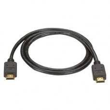 Black Box HDMI to HDMI Cable, M/M, PVC, 5-m (16.4-ft.) - 16.40 ft HDMI A/V Cable for Audio/Video Device, HDTV Set-top Boxes, DVD - First End: 1 x HDMI Male Digital Audio/Video - Second End: 1 x HDMI Male Digital Audio/Video - Shielding - Gold Plated Conne