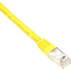 Black Box Cat.5e SSTP Network Cable - 14.76 ft Category 5e Network Cable for Network Device - First End: 1 x RJ-45 Male Network - Second End: 1 x RJ-45 Male Network - 128 MB/s - Shielding - Yellow EVNSL0172YL-0015