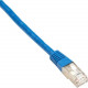 Black Box CAT6 250-MHz Shielded, Stranded Cable SSTP (PIMF), PVC, Blue, 5-ft. (1.5-m) - 5 ft Category 6 Network Cable for Network Device - First End: 1 x RJ-45 Male Network - Second End: 1 x RJ-45 Male Network - Patch Cable - Shielding - Blue EVNSL0272BL-