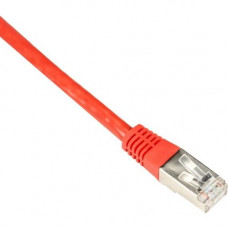 Black Box CAT6 250-MHz Shielded, Stranded Cable SSTP (PIMF), PVC, Red, 15-ft. (4.5-m) - 15 ft Category 6 Network Cable for Network Device - First End: 1 x RJ-45 Male Network - Second End: 1 x RJ-45 Male Network - Patch Cable - Shielding - 26 AWG - Red EVN