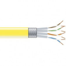 Black Box Cat.6 SSTP Network Cable - 1000 ft Category 6 Network Cable for Network Device - Bare Wire - Bare Wire - Shielding - Yellow EVNSL0272YL-1000