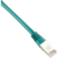 Black Box Cat5e 350-MHz, Shielded, Solid Backbone Cable (FTP), PVC, Green, 6-ft. (1.8-m) - 5.91 ft Category 5e Network Cable for Network Device - First End: 1 x RJ-45 Male Network - Second End: 1 x RJ-45 Male Network - Shielding - Green EVNSL0507MS-0006