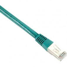 Black Box Cat6 400-MHz, Shielded, Solid Backbone Cable (FTP), PVC, Green, 20-ft. (6.1-m) - 20.01 ft Category 6 Network Cable for Network Device - First End: 1 x RJ-45 Male Network - Second End: 1 x RJ-45 Male Network - Shielding - Green EVNSL0607MS-0020