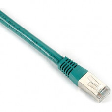 Black Box Cat6 400-MHz, Shielded, Solid Backbone Cable (FTP), PVC, Green, 30-ft. (9.1-m) - 29.86 ft Category 6 Network Cable for Network Device - First End: 1 x RJ-45 Male Network - Second End: 1 x RJ-45 Male Network - Shielding - Green EVNSL0607MS-0030