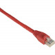 Black Box GigaTrue Cat.6 UTP Patch Network Cable - 10 ft Category 6 Network Cable for Network Device, Patch Panel, Wallplate - First End: 1 x RJ-45 Male Network - Second End: 1 x RJ-45 Male Network - Patch Cable - 24 AWG - Red - 25 EVNSL643-0010-25PAK