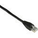 Black Box GigaTrue Cat.6 UTP Patch Network Cable - 4 ft Category 6 Network Cable for Network Device - First End: 1 x RJ-45 Male Network - Second End: 1 x RJ-45 Male Network - Patch Cable - 24 AWG - Black - 25 EVNSL647-0004-25PAK
