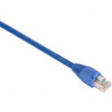 Black Box GigaBase Cat.5e UTP Patch Network Cable - 1 ft Category 5e Network Cable for Network Device, Patch Panel, Wallplate - First End: 1 x RJ-45 Male Network - Second End: 1 x RJ-45 Male Network - Patch Cable - Gold Plated Contact - 24 AWG - Blue - 25