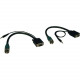 Tripp Lite Easy Pull Type-A Connectors - (M/M set of VGA with Audio) - RoHS Compliance EZA-VGAAM-2