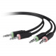 Belkin Audio Cable - 6 ft Audio Cable for Audio Device - Black F1D9016B06