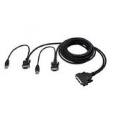 Belkin KVM Cable - 6ft - Black F1D9401-06