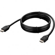 Belkin HDMI 2.0 To HDMI 2.0 Video KVM Cable - 6 ft HDMI A/V Cable for Monitor, KVM Switch, Audio/Video Device - First End: 1 x HDMI Male Digital Audio/Video - Second End: 1 x HDMI Male Digital Audio/Video - Gold Plated Connector - Black F1DN1VCBL-HH-6