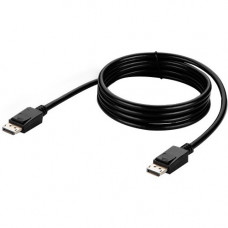 Belkin DisPlayport 1.2a to DisplayPort 1.2a Video KVM Cable - 10 ft DisplayPort A/V Cable for KVM Switch, Monitor, Audio/Video Device - First End: 1 x DisplayPort Male Digital Audio/Video - Second End: 1 x DisplayPort Male Digital Audio/Video - Gold Plate