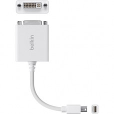 Belkin Mini DisplayPort/DVI Video Cable - DVI/Mini DisplayPort Video Cable for Video Device - Mini DisplayPort Male Digital Audio/Video - DVI Female Video F2CD051B