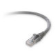 Belkin Cat.6a Patch Cord - RJ-45 Male - RJ-45 Male - 1ft - Gray - TAA Compliance F2CP003-01GY-LS