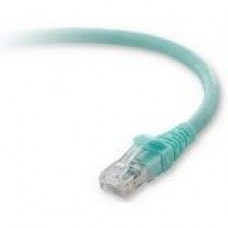 Belkin Cat. 6a Patch Cable - RJ-45 Male - RJ-45 Male - 3ft - Aqua - TAA Compliance F2CP003-03AQ-LS