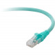 Belkin Cat. 6a Patch Cable - RJ-45 Male - RJ-45 Male - 10ft - Aqua - TAA Compliance F2CP003-10AQ-LS