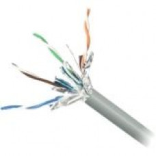 Belkin Cat. 6a STP Solid Cable - Bare Wire - Bare Wire - 1000ft - Gray F2CP004-1000-GY