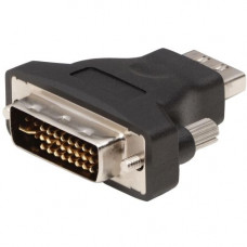 Belkin HDMI to DVI-I Dual Link Adapter - 1 x HDMI Male Digital Audio/Video - 1 x DVI-I Male Video - Black F2E0182-DV