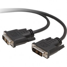 Belkin DVI Video Cable - 6 ft DVI Video Cable for Video Device - DVI (Dual-Link) Male Video - DVI (Dual-Link) Male Video - Black - TAA Compliant - TAA Compliance F2E7171-06-TAA