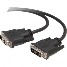 Belkin DVI Video Cable - 10 ft DVI Video Cable for Video Device - DVI (Dual-Link) Male Video - DVI (Dual-Link) Male Video - TAA Compliant - TAA Compliance F2E7171-10-TAA