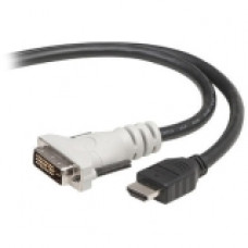 Belkin HDMI to DVI-D Cable - DVI-D Male - Male HDMI - 3ft - Black F2E8171-03-SV