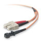 Belkin Fiber Optic Duplex Patch Cable - MT-RJ Male - SC Male - 3.28ft - Orange - TAA Compliance F2F20297-01M