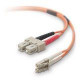 Belkin Duplex Fiber Optic Patch Cable - SC Male - LC Male - 49.21ft - Orange - TAA Compliance F2F202L7-15M