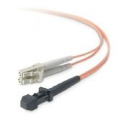 Belkin Fiber Optic Duplex Patch Cable - LC Male - MT-RJ Male - 3.28ft - TAA Compliance F2F202L9-01M