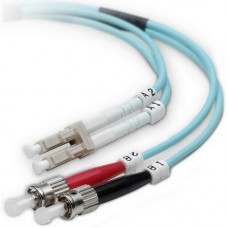 Belkin Fiber Optic Patch Cable - LC Male - ST Male - 16.4ft - Aqua - TAA Compliance F2F402L0-05M-G