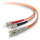 Belkin Duplex Fiber Optic Patch Cable - LC Male - ST Male - 49.21ft F2F402L0-15M