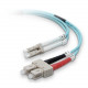 Belkin Fiber Optic Patch Cable - LC Male - SC Male - 65.62ft - Aqua - TAA Compliance F2F402L7-20M-G