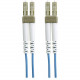 Belkin Fiber Optic Patch Cable - LC Male - LC Male - 49.21ft - Aqua - TAA Compliance F2F402LL-15M-G
