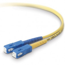 Belkin Fiber Optic Duplex Patch Cable - SC Male - SC Male - 6.56ft - Yellow - TAA Compliance F2F80277-02M