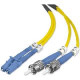 Belkin Fiber Optic Duplex Patch Cable - ST Male - LC Male - 9.84ft - TAA Compliance F2F802L0-03M