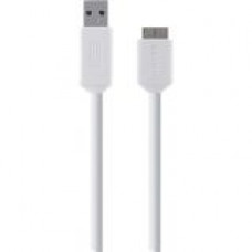 Belkin USB Cable - 3 ft USB Data Transfer Cable - Type A USB - Micro Type B USB F3U166B03