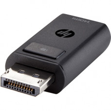 HP DisplayPort To HDMI 1.4 Adapter - 1 x HDMI HDMI 1.4 Digital Audio/Video Female - 1 x DisplayPort Digital Audio/Video Male - TAA Compliance F3W43AA