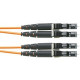 Panduit Fiber Optic Duplex Patch Network Cable - 13.12 ft Fiber Optic Network Cable for Network Device - First End: 2 x LC Male Network - Second End: 2 x LC Male Network - Patch Cable - Orange - 1 Pack - TAA Compliance F52ERLNLNSNM004