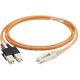 Panduit Opti-Core Fiber Optic Patch Network Cable - 13.10 ft Fiber Optic Network Cable for Network Device - ST Male Network - SC Male Network - Patch Cable - 50/125 &micro;m - Orange - TAA Compliance F5D2-3M4Y