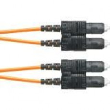Panduit Fiber Optic Duplex Patch Network Cable - 16.40 ft Fiber Optic Network Cable for Network Device - First End: 2 x SC Male Network - Second End: 2 x SC Male Network - Patch Cable - 62.5/125 &micro;m - Orange - 1 Pack - TAA Compliance F623RSNSNSNM