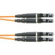 Panduit Fiber Optic Duplex Patch Network Cable - 111.55 ft Fiber Optic Network Cable for Network Device - First End: 2 x LC Male Network - Second End: 2 x LC Male Network - Patch Cable - Orange - 1 Pack F62ELLNLNSNM034