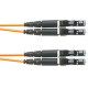 Panduit Fiber Optic Duplex Patch Network Cable - 114.83 ft Fiber Optic Network Cable for Network Device - First End: 2 x LC Male Network - Second End: 2 x LC Male Network - Patch Cable - Orange - 1 Pack F62ELLNLNSNM035