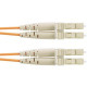 Panduit Fiber Optic Duplex Network Cable - 22.97 ft Fiber Optic Network Cable for Network Device - First End: 2 x LC Male Network - Second End: 2 x LC Male Network - Orange - 1 Pack - TAA Compliance F62ERLNLNSNM007