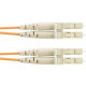 Panduit Fiber Optic Duplex Network Cable - 137.80 ft Fiber Optic Network Cable for Network Device - First End: 2 x LC Male Network - Second End: 2 x LC Male Network - Orange - 1 Pack - TAA Compliance F62ERLNLNSNM042