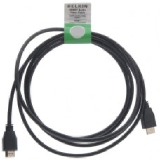 Belkin F8V3311b08 Audio/Video Cable - 8 ft HDMI A/V Cable - First End: 1 x Male - Second End: 1 x Male - Black F8V3311B08