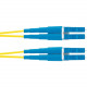 Panduit Fiber Optic Duplex Patch Network Cable - 154.16 ft Fiber Optic Network Cable for Network Device - First End: 2 x LC Male Network - Second End: 2 x LC Male Network - Patch Cable - Yellow - 1 - TAA Compliance F92ELLNLNSNM047
