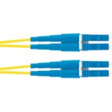 Panduit Fiber Optic Duplex Network Cable - 33 ft Fiber Optic Network Cable - First End: 2 x LC Male Network - Second End: 2 x LC Male Network - Patch Cable - Yellow F92ELLNLNSNM010