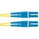 Panduit Fiber Optic Duplex Patch Network Cable - 111.55 ft Fiber Optic Network Cable for Network Device - First End: 2 x LC Male Network - Second End: 2 x LC Male Network - Patch Cable - Yellow - 1 F92ELLNLNSNM034