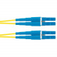 Panduit Fiber Optic Duplex Patch Network Cable - 164.04 ft Fiber Optic Network Cable for Network Device - First End: 2 x LC Male Network - Second End: 2 x LC Male Network - Patch Cable - Yellow - 1 F92ELLNLNSNM050