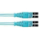 Panduit Fiber Optic Patch Network Cable - 16 ft Fiber Optic Network Cable for Network Device - LC Male Network - LC Male Network - Patch Cable - Aqua - 1 Pack - TAA Compliance FX2ERQ1Q1SNM005